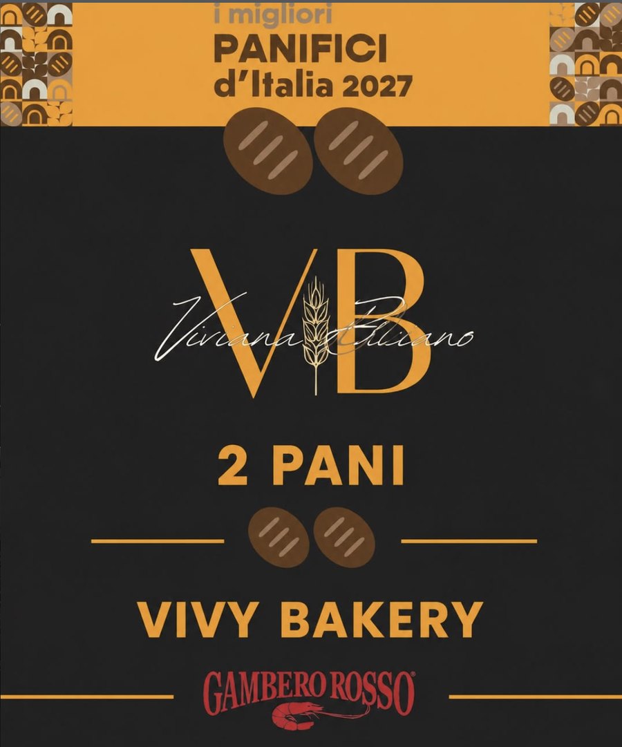 Grafica Gambero Rosso: i migliori Panifici d’Italia 2027, Vivy Bakery, 2 Pani